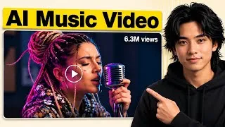 Thumbnail: 🎵 Turn Any Song into an AI Music Video in Just One Click!