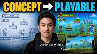 Thumbnail: Turning One Image Into a Playable iOS Game With AI - Full Tutorial  (Step-by-Step)
