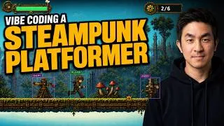 Thumbnail: Vibe Code a Steampunk Platformer Game and Sprites With AI - Here's How.