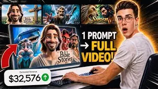 Thumbnail: Generate Bible Animation Videos in Minutes (New AI Method)