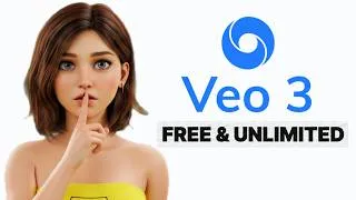 Thumbnail: Create AI Videos Like a Pro Using Veo 3 (100% Free Method)