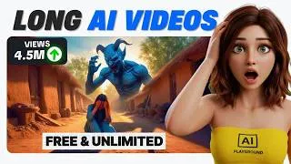 Thumbnail: How to Make Long-Form Videos Using free AI — Step by Step!
