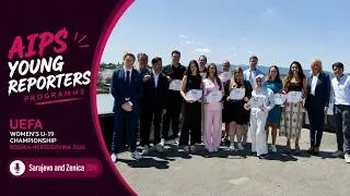 Thumbnail: From Sarajevo to Zenica: AIPS Young Reporters Programme at the 2026 UEFA Women’s U19 Championship