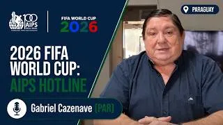 Thumbnail: July 20, Paraguay: Gabriel Cazenave (PAR) explains Spain's World Cup triumph | AIPS Hotline