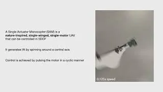 Thumbnail: A Data-Driven Approach for Control and Stabilization of a Single Actuator Monocopter (ICRA26)