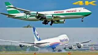 Thumbnail: ✈️ AMSTERDAM 🇳🇱 (AMS) SCHIPHOL PLANE SPOTTING | HEAVY JETS, CLOSE UP LANDINGS | 4K