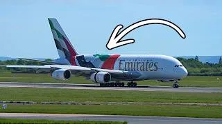 Thumbnail: First Arrival of Emirates UAE Flag SPECIAL at Manchester Airport