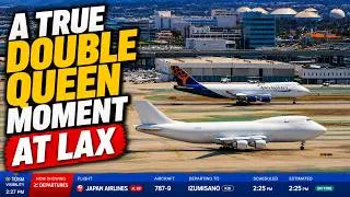 Thumbnail: A Rare LAX Moment Caught LIVE! Atlas Air 747-400F Go-Around Leads To Sensory Overload!