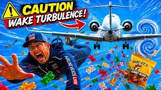 Thumbnail: CAUTION: WAKE TURBULENCE! 😳 Plane Jockey Kevin Gets SMACKED Twice LIVE at SAN!