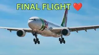 Thumbnail: EMOTIONAL LAST FLIGHT! TAP Air Portugal A330 Captain's Final Landing at Lisbon Airport 🇵🇹✈️