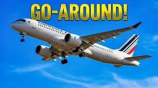Thumbnail: GO-AROUND! Air France Airbus A220-300 Aborts Landing at Lisbon Airport ✈️ Full Power Climb!