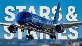 Thumbnail: INCREDIBLE! United 787-10 "Stars & Stripes" Dreamliner Landing at Lisbon Airport