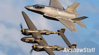 Thumbnail: Lightning Flight!  F-35 Lightning II Demo and P-38 Lighting Heritage Flight - Columbus Airshow 2026