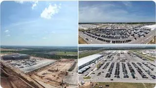 Thumbnail: Tesla Gigafactory Texas | 7-23-26 | Optimus robot factory + Cybercab testing + major inventory!