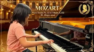 Thumbnail: Mozart: Piano Sonata No. 12 in F Major, K.332: III. Allegro assai | 9-Year-Old Pianist