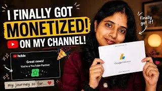 Thumbnail: I Finally Got Monetized on My YouTube Channel! ❤️🧿