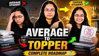 Thumbnail: Average to Topper in 2026 🔥 Detailed Strategy & 30 Days Study Plan