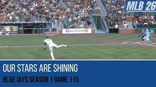 Thumbnail: Our Stars Are Shining | Blue Jays Game 115 | AI vs AI MLB The Show 26 Simulation | Season 1