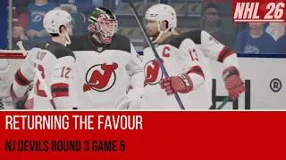 Thumbnail: Returning The Favour | NJ Devils Round 3 Game 5 | AI vs AI NHL 26 Simulation