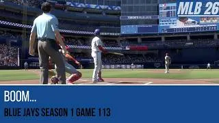 Thumbnail: Boom... | Blue Jays Game 113 | AI vs AI MLB The Show 26 Simulation | Season 1