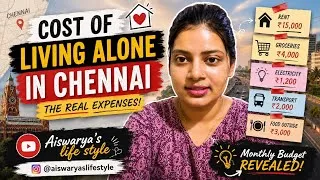 Thumbnail: Cost of living alone in Chennai | Living alone diaries | Malayalam