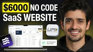 Thumbnail: I Build $6000 AI SaaS Website with Payment Gateway in 10 Mins (No Code)