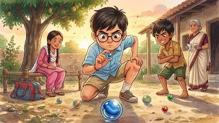 Thumbnail: 90s की छुट्टियों में ट्रेन का सफर ❤️नानी की कहानियां | नानी के घर जाना | 90s Ghibli animated story