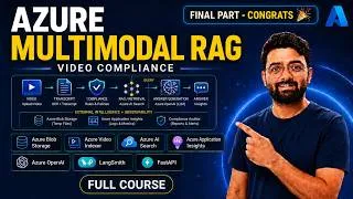 Thumbnail: Build a Azure Video RAG with LLMops | Azure Application Insights Tracing  |  Agentic AI Full Course