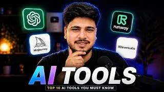 Thumbnail: 10 AI Tools That Feel Illegal To Use 😳