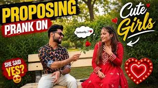 Thumbnail: Proposing Prank On random  Cute Girl || BY AJ-ASHAN