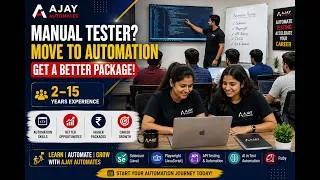 Thumbnail: Manual Tester to Better Automation Job | SDET Career Accelerator Program 2026