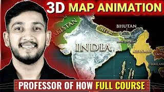 Thumbnail: 3D Map Animation Video Kaise Banaye Mobile me | FREE Prisma 3D Tutorial Full Course