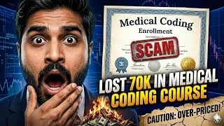 Thumbnail: Lost 70k in a fake medical coding academy #medicalcoding #onlinescam 