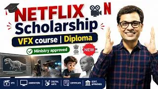 Thumbnail: NETFLIX Scholarship for VFX Diploma & Certificate courses KYA HAI?