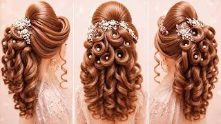 Thumbnail: kashee's bridal hairstyle girl for wedding l Walima Bridal Look l curly hairstyles l Engagement look