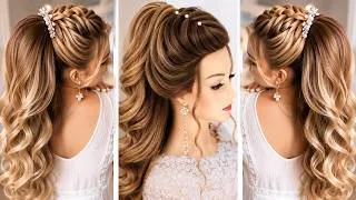 Thumbnail: Braided ponytail hairstyles l Most Beautiful Hairstyle For Bridal l Wedding Hairstyles kashee's