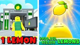 Thumbnail: I Started With One Lemon and Became RICH in Sell Lemons Roblox!