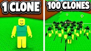 Thumbnail: I Built an OP Clone Army in Command Your Clone Army Roblox!