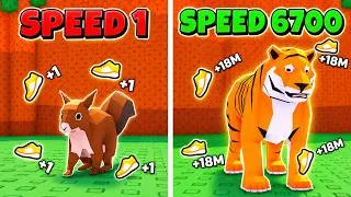 Thumbnail: I Went NOOB to PRO in +1 Speed Evolve! Roblox