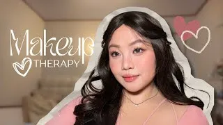 Thumbnail: makeup therapy 𐙚 using AFFORDABLE makeup ft. pinkflash. ┆easy & beginner-friendly!