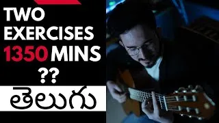 Thumbnail: Two most important warm up exercises to practice daily | guitar lessons in Telugu