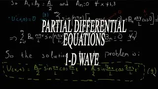 Thumbnail: 1-D Wave Equation  | Partial Differential Equations