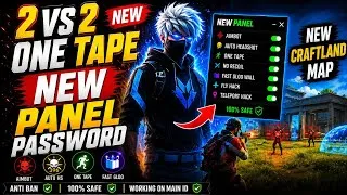 Thumbnail: NEW 2V2 CRAFTLAND VIP PANEL PASSWORD 😍 | Working Map Code 2026 | Free fire 