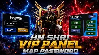Thumbnail: 😱 HN SHRI VIP PANEL 1V1 MAP CODE 2026 | NEW PASSWORD 🔑 | Free Fire Craftland