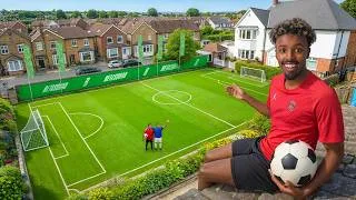Thumbnail: I Built a Football Stadium in My House!