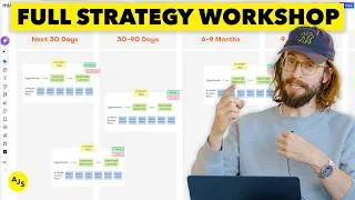 Thumbnail: How to Run an Amazing Strategy Workshop (Free Miro Template)