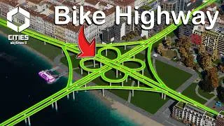 Thumbnail: The Biggest Bike Superhighway in Cities Skylines 2