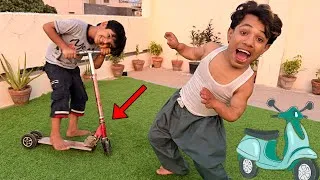 Thumbnail: Surprising My Brother With Ev Scooty 😍| Pumpi Ki Nayi Gaari Agayi 🚗|