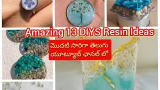 Thumbnail: #Resin life hacks #Resin making for beginners #Resin easy making at home #EPOXY Resin making #Telugu