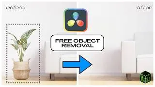 Thumbnail: FREE Object Removal Plugin for DaVinci Resolve Fusion | RemObj-Fuse